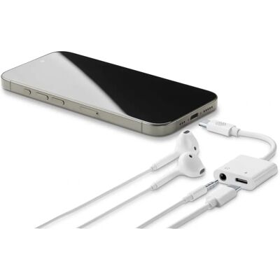 Music Sound 8018080478741 - Audio Cable - White - Support 60W Charging Music Sound 8018080478741 - Audio Cable - White - Support 60W Charging
