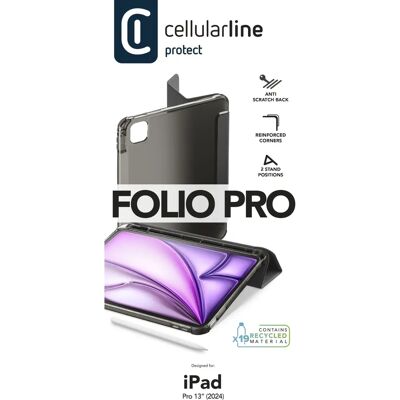 Apple iPad Pro 12.9" Folio Hoes - Standaardfunctie - Zwart Apple iPad Pro 12.9" Folio Hoes - Standaardfunctie - Zwart