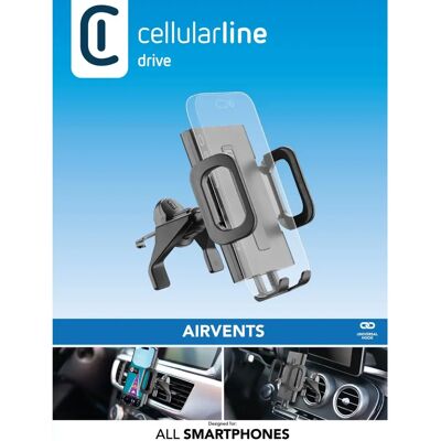 Cellularline HUGHOLDERVENTK - Mobilhållare för bil - Svart Cellularline HUGHOLDERVENTK - Mobilhållare för bil - Svart