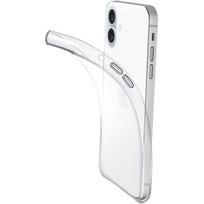 Custodia Cellularline FINECIPH16T - Trasparente per iPhone 16 Custodia Cellularline FINECIPH16T - Trasparente per iPhone 16