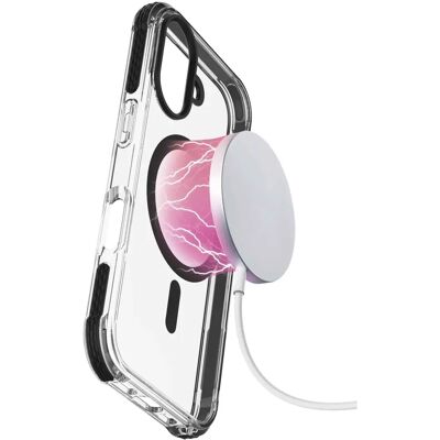 Capa Cellularline iPhone 16 Plus MagSafe - Impact e Antibacteriana Capa Cellularline iPhone 16 Plus MagSafe - Impact e Antibacteriana
