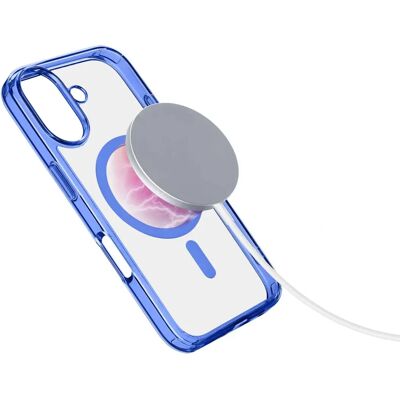 Custodia Cellularline iPhone 16 Blu Resistente agli Urti MagSafe Custodia Cellularline iPhone 16 Blu Resistente agli Urti MagSafe
