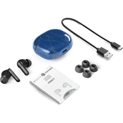 Music Sound - BTMSTWSINEAR242 - True Wireless - Słuchawki Music Sound - BTMSTWSINEAR242 - True Wireless - Słuchawki