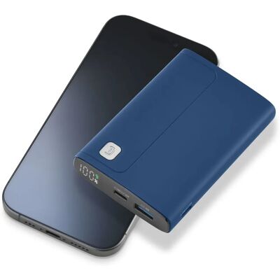 Power Bank Cellularline 10000mAh Azul - Cargador portátil Power Bank Cellularline 10000mAh Azul - Cargador portátil
