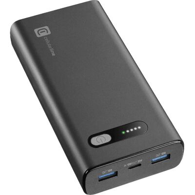 Power Bank CellularLine - Fast 20000mAh, USB-C, 20W - Publicité Power Bank CellularLine - Fast 20000mAh, USB-C, 20W - Publicité