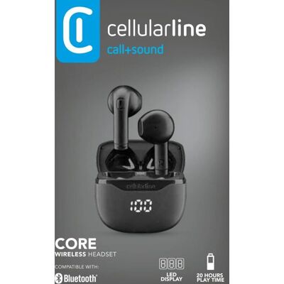 Casque sans fil Cellularline 8018080490576 - Intra-auriculaire Bluetooth Casque sans fil Cellularline 8018080490576 - Intra-auriculaire Bluetooth