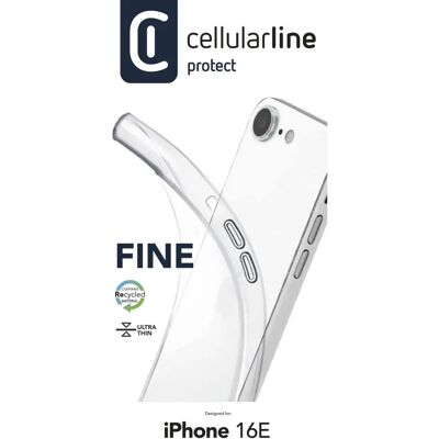 Cellularline FINECIPHSE4T Stoßfeste Transparente Handyhülle Cellularline FINECIPHSE4T Stoßfeste Transparente Handyhülle