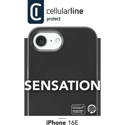 Custodia in silicone nera Cellularline per iPhone SE (2025) - Resistente e sottile Custodia in silicone nera Cellularline per iPhone SE (2025) - Resistente e sottile