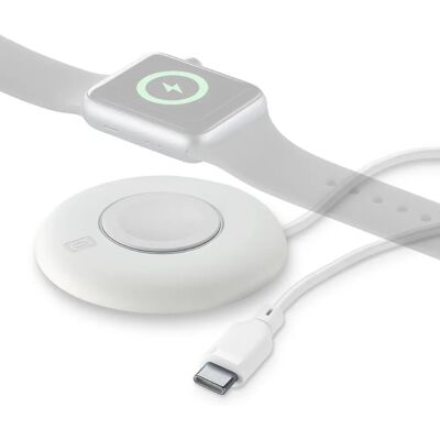 Cellularline - Apple Watch - Wit - Draadloze oplader Cellularline - Apple Watch - Wit - Draadloze oplader