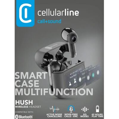 Cellularline 8018080494352 Headset True Wireless Stereo (TWS) In-ear Oproep/Muziek Zwart Cellularline 8018080494352 Headset True Wireless Stereo (TWS) In-ear Oproep/Muziek Zwart