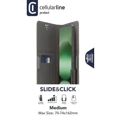 Cellularline 8018080495366 Custodia Portafoglio - Cover per Cellulare Cellularline 8018080495366 Custodia Portafoglio - Cover per Cellulare