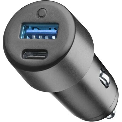 Ploos - Caricabatterie Auto Dual 20W USB + USB-C - Caricatore auto Ploos - Caricabatterie Auto Dual 20W USB + USB-C - Caricatore auto