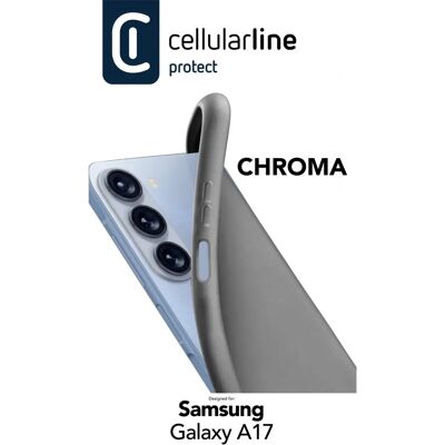 Coque de téléphone Cellularline CHROMAGALA17K - 17 cm (6.7") Noir - Publicité Coque de téléphone Cellularline CHROMAGALA17K - 17 cm (6.7") Noir - Publicité