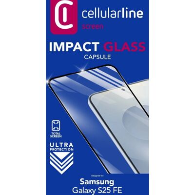 Cellularline TEMPGCABGALS25FEK Protetor de Tela Transparente - Protetor de Tela para Celular Cellularline TEMPGCABGALS25FEK Protetor de Tela Transparente - Protetor de Tela para Celular