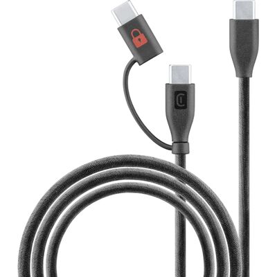 Câble Data Blocker USB Cellularline - 1,5m Noir Câble Data Blocker USB Cellularline - 1,5m Noir