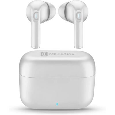 Cellularline - WAVY - True Wireless - Wit - Hoofdtelefoon Cellularline - WAVY - True Wireless - Wit - Hoofdtelefoon