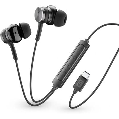 Cellularline - Viper - Nero - USB-C - In-ear headphones Cellularline - Viper - Nero - USB-C - In-ear headphones
