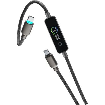 Câble USB Cellularline USBDATATFTC2C12K - 1,2 m, Noir Câble USB Cellularline USBDATATFTC2C12K - 1,2 m, Noir