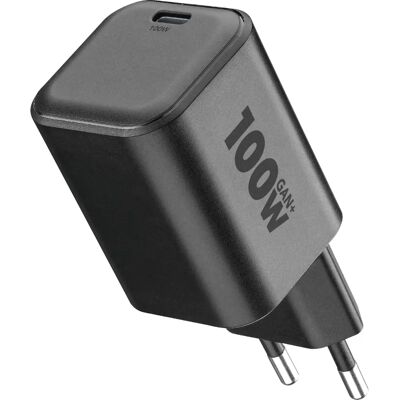 Cellularline - ACH USB-C GaN+ 100W - GaN+ - Carregador Cellularline - ACH USB-C GaN+ 100W - GaN+ - Carregador