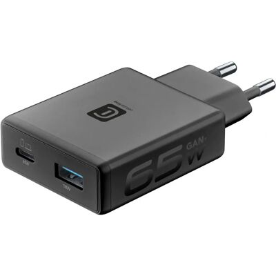 Cellularline ACH POWER LITE 65W DUAL A+C - Laptop oplader Cellularline ACH POWER LITE 65W DUAL A+C - Laptop oplader