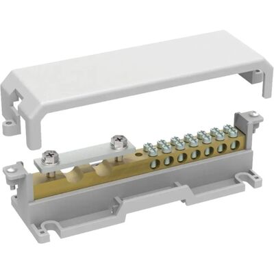 Arnocanali TP309 - Potentiaal connector met 10 gaten - 45x155x46mm Arnocanali TP309 - Potentiaal connector met 10 gaten - 45x155x46mm