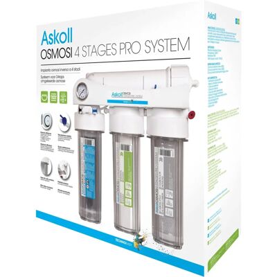 ASKOLL Vattenfiltreringssystem - 4-stegs omvänd osmos - Mineral salt 100ml ASKOLL Vattenfiltreringssystem - 4-stegs omvänd osmos - Mineral salt 100ml