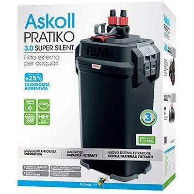 Askoll Pratiko 300 Super Stilstaande Buitenfilter Askoll Pratiko 300 Super Stilstaande Buitenfilter