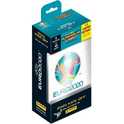 Panini UEFA EURO Labdarúgó Gyűjtemény - Fém gyűjtődoboz, 6 védőborító, 3 limitált szériás kártya Panini UEFA EURO Labdarúgó Gyűjtemény - Fém gyűjtődoboz, 6 védőborító, 3 limitált szériás kártya