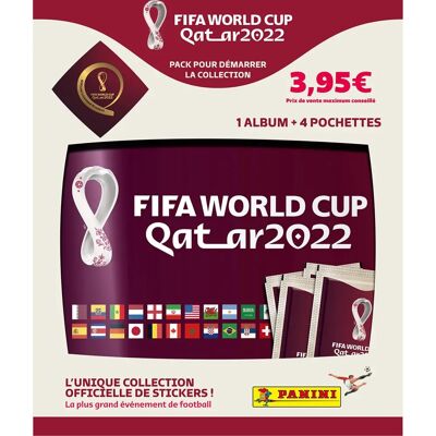 Panini Coupe du Monde FIFA 2022 Pack de démarrage - Collection d'autocollants - Publicité Panini Coupe du Monde FIFA 2022 Pack de démarrage - Collection d'autocollants - Publicité