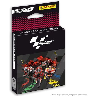 Panini Moto GP-klistermärken - 10 kuvert Panini Moto GP-klistermärken - 10 kuvert