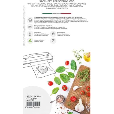 Flaem Nuova ANP1129 - Vakuumversiegelungsbeutel Flaem Nuova ANP1129 - Vakuumversiegelungsbeutel