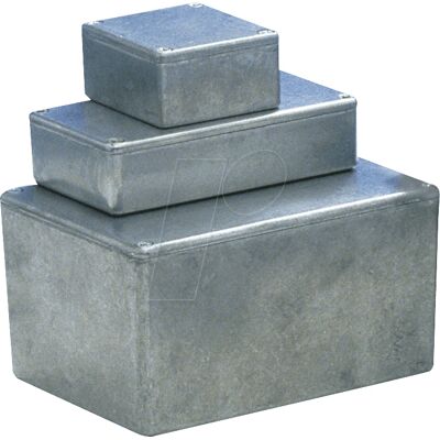 TEKO - AL 3 - Plata - 89x35x30 mm - Carcasa de aluminio TEKO - AL 3 - Plata - 89x35x30 mm - Carcasa de aluminio