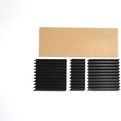 TEKO Raspberry Pi Cooling Kit - 3 Part Black TEKO Raspberry Pi Cooling Kit - 3 Part Black