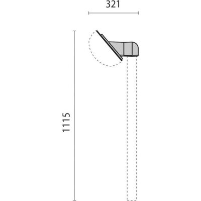 Performance in Lighting - Supporto Prisma per palo 60mm - Inclinazione 40° - Chip ovale - Tipo di Prodotto Performance in Lighting - Supporto Prisma per palo 60mm - Inclinazione 40° - Chip ovale - Tipo di Prodotto