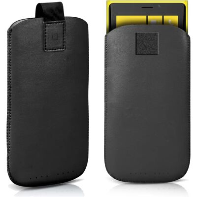 SBS Lædertelefoncover - Op til 116x59mm - Sort SBS Lædertelefoncover - Op til 116x59mm - Sort