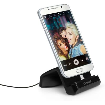 SBS Ladestation für Micro USB Smartphone - Schwarz SBS Ladestation für Micro USB Smartphone - Schwarz