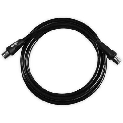 Ekon ECANX18MFK 1,8 m Coaxiale Kabel Zwart Ekon ECANX18MFK 1,8 m Coaxiale Kabel Zwart