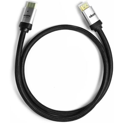 Ekon ECVHDMI08METG Cavo HDMI - 0,8m - Tipo A - Nero Ekon ECVHDMI08METG Cavo HDMI - 0,8m - Tipo A - Nero