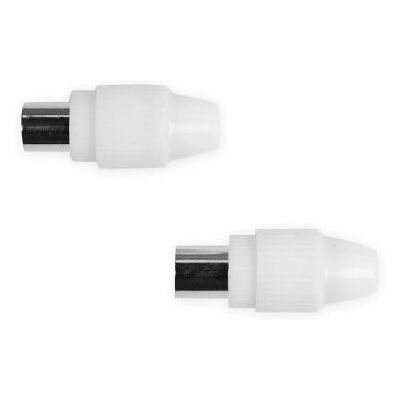 EKON ECANKITSOCPLUG Koaxialstecker-Set - 2 Stück EKON ECANKITSOCPLUG Koaxialstecker-Set - 2 Stück