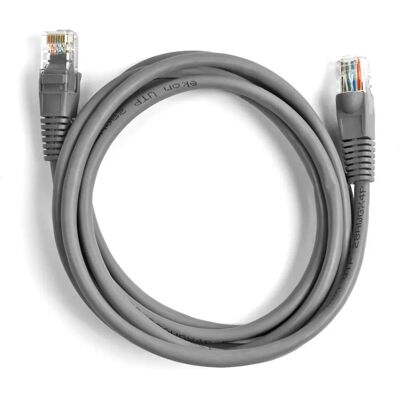 Câble réseau EKON ECITLAN5E18GY - 1,8m, Catégorie 5e, U/UTP, Gris - Publicité Câble réseau EKON ECITLAN5E18GY - 1,8m, Catégorie 5e, U/UTP, Gris - Publicité