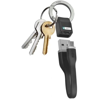 SBS Micro-USB Kabel - 0,12 m Schwarz SBS Micro-USB Kabel - 0,12 m Schwarz