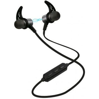 SBS Magnetische In Ear Bluetooth Kopfhörer mit Halsband - SCHWARZ SBS Magnetische In Ear Bluetooth Kopfhörer mit Halsband - SCHWARZ