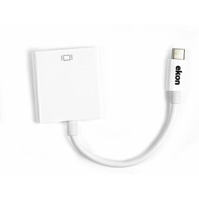 Adattatore USB-C a HDMI EKON ECITADHDMITC - Accessori video Adattatore USB-C a HDMI EKON ECITADHDMITC - Accessori video