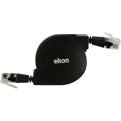 Ekon - Cat5e U/UTP 1m - Nero - cavo di rete Ekon - Cat5e U/UTP 1m - Nero - cavo di rete