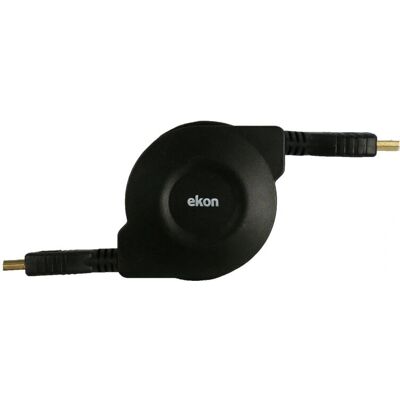 Ekon HDMI 1.4 HDMI-kabel - Hög hastighet, Utdragbart, 1m Ekon HDMI 1.4 HDMI-kabel - Hög hastighet, Utdragbart, 1m