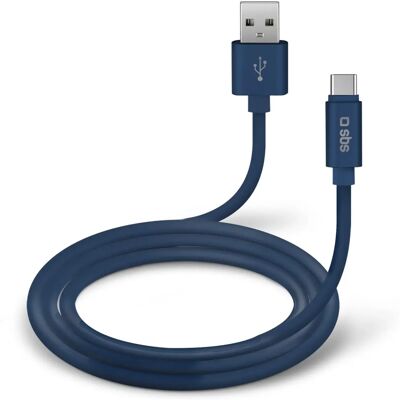 Kabel USB SBS TECABLPOLOTYPECB 1m Niebieski Kabel USB SBS TECABLPOLOTYPECB 1m Niebieski