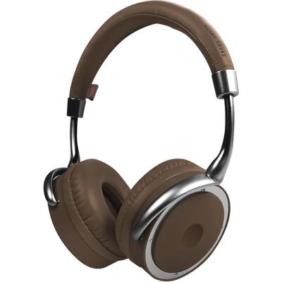 SBS Kabellose Kopfhörer mit Schieberegler - Headset - Braun SBS Kabellose Kopfhörer mit Schieberegler - Headset - Braun