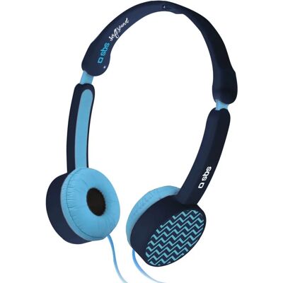 SBS - TTHEADPHONEVOLLIM - Bleu - 85dB - Casque SBS - TTHEADPHONEVOLLIM - Bleu - 85dB - Casque
