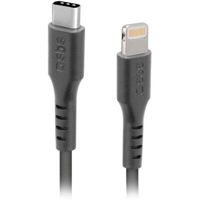 SBS SBS TECABLELIGTC1K Kabel Lightning - 1m - Czarny SBS SBS TECABLELIGTC1K Kabel Lightning - 1m - Czarny