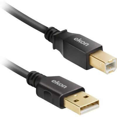 Ekon - ECITUSB50ABMMG - 5 m - USB-A zu USB-B - USB-Kabel Ekon - ECITUSB50ABMMG - 5 m - USB-A zu USB-B - USB-Kabel
